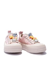 Resim Gusse Scootland Kadın Emoji Taşlı Spor Sneaker Ayakkabı 19000-4 