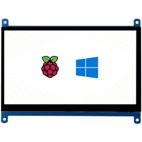 Resim TLS Robotik Waveshare 7 inch HDMI LCD Kapasitif Dokunmatik Ekran IPS 1024x600 (C) 