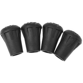 Resim Yürüyüş Batonları Trekking Baton Seti Tüm Yaygın Yürüyüş Batonları İçin Yedek Olarak Kullanılabilen Baton Pedleri, Kauçuk Uçlar Ve Uçlar Çok Renkli 