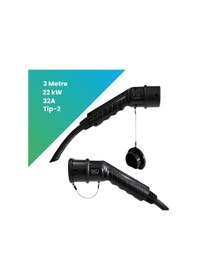 Resim Filşarj Ac Tip-2 22 KW 3 M Elektrikli Araç Şarj Kablosu 