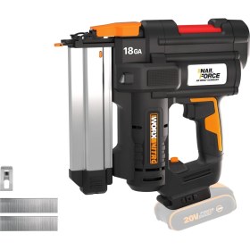 Resim WX842 20VOLT/2.0AH Li-Ion 15-50MM Profesyonel Şarjlı Çivi Çakma Makinesi + 2700 Adet Yedek Çivi 