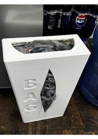 Resim Opencart Market Poşeti Dispenseri Sadece Plastik Aparattır 