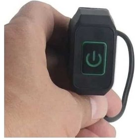 Resim Fortunelane 12v Motosiklet Anahtar Seti, 22mm Direksiyon Uyumlu, Su Geçirmez Işıklı Fonksiyonlu Abs-metal Yeşil Işık Aksesuar 