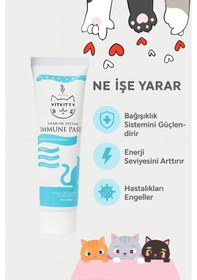 Resim Vitkitty Kediler Için Sistemini Destekleyen Malt Macun 100 Gr. Immune Paste 