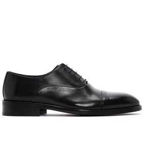 Resim Derimod Erkek Siyah Bağcıklı Deri Klasik Ayakkabı 25SFD740018 