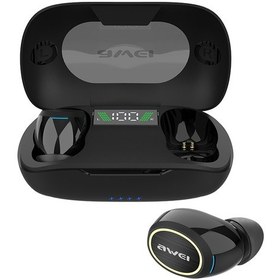 Resim Awei Ta3 Bluetooth 5.0 Anc Aktif Gürültü Azaltma Kablosuz Bluetooth Kulaklık Siyah 