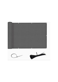 Resim Balkon Demiri Perdesi Korkuluk Perdesi Antrasit 