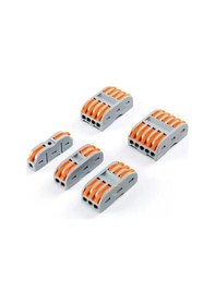 Resim Pct-221 1-giriş 1-çıkış Kablo Birleştirici Klemens-mandallı Vidasız Buat Terminali 32a 