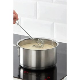 Resim Kitchen Damys Lüks Solingen Paslanmaz Çelik Sos Yumurta Çırpıcısı, Spiral Çırpıcı, Spiralli Omlet Çırpma Teli 
