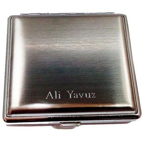 Resim Metal Sigara Tabakası Isim Yazı Yazılır 20 Adet Alır 