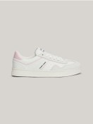 Resim Tommy Hilfiger Beyaz-Pembe Kadın Deri Sneaker EN0EN02612TH2 