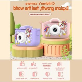 Resim Bloomnest 1080p Sevimli Çocuk Kamerası 48mp Hd, Selfie Kamerası Erkek Ve Kız Mor 