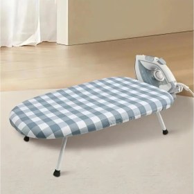 Resim Feyza Design Pratik Katlanabilir Mini Ütü Masası, Yerden Tasarruflu ve Demirli Tasarım 