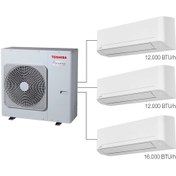 Resim Toshiba 3M 12.000+12.000+16.000 BTU Multi Split Klima 
