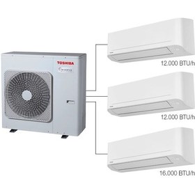 Resim Toshiba 3M 12.000+12.000+16.000 BTU Multi Split Klima 