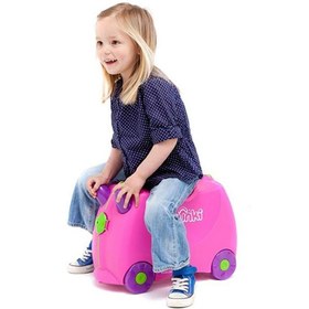Resim Trunki Çocuk Bavul Trixie Pembe 