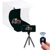 Resim 20x20 Mini Stüdyo Led Işıklı Ürün Fotoğraf Çekim Çadırı 