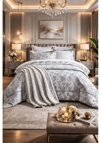 Resim Özdilek Emilia Çeyiz Seti 11 Parça - Gri Gri 