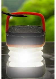 Resim Ucuztekno Led Lamba Kamp Lambası Hafif Taşınabilir Şarj Süreli Akordeon El Fenerli Renkli 