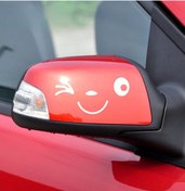 Resim MegaSticker Göz Kırpma Dikiz Ayna Sticker 11x5 Cm 