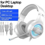 Resim Primepickings Q9 Usb 7.1 E-spor Kulaklığı: Mikrofonlu, Ayarlanabilir Kafa Bandı, Kulak Üstü, Masaüstü Pc İçin 