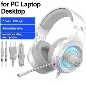 Resim Primepickings Q9 Usb 7.1 E-spor Kulaklığı: Mikrofonlu, Ayarlanabilir Kafa Bandı, Kulak Üstü, Masaüstü Pc İçin 