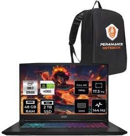 Resim MSI Katana 17 i7 13620H 48GB 2TB SSD RTX4060\u002F8GB 17.3\ FHD 144HZ FDOS B13VFK-1037XTR & PER4 ÇANTA 