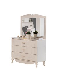 Resim Şifonyer, Su Mdf Mebran Aynalı Şifonyer, Çamaşırlık - Setay 