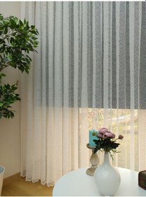 Resim Evdepo Home Kullanıma Hazır Örme Tül Perde (541780836) 