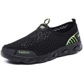 Resim Siyah Unisex Ayakkabı Hafif Mesh Su Ayakkabısında Rahat Spor Ayakkabıları Oymak 40 Siyah 