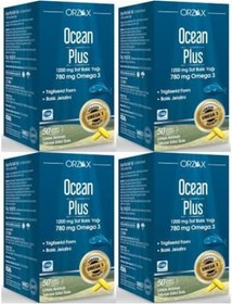 Resim Ocean Plus Balık Yağı Omega3 1200 Mg 4 x 50 Softjel 