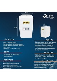 Resim 8 Lt Metal Tanklı Çift Karbonlu Kapalı Kasa Pompasız Beyaz Su Arıtma Cihazı 