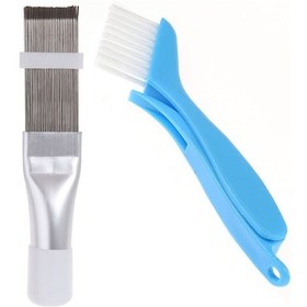 Resim Mufunye Çeşitli Kombinasyonlarda Beyaz Ve Mavi Katlanabilir Fırça İle Ss Tarak Seti 