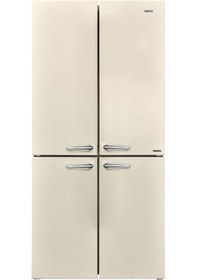 Resim Vestel FD56001 Bej Retro Gardirop Tipi Buzdolabı 