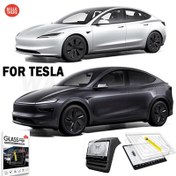 Resim Tesla için Model Y 2025 HD / Mat Merkez ve Arka Ekran Koruyucuları, Otomatik Araç ile 39.12cm ve 20.32cm Temperli Cam, Araç Gösterge Paneli Dokunmatik Ekran Aksesuarları, Yüksek Çözünürlüklü, Çizilmeye Karşı Dayanıklı, Kolay Kurulum, Tam Kapsama, Sarılmayan, Araç Gösterge Paneli Uyumlu, GPS Sistemi Aksesuarları, Tesla Aksesuarları için, Serin Araba Aksesuarları 