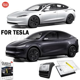 Resim Tesla için Model Y 2025 HD / Mat Merkez ve Arka Ekran Koruyucuları, Otomatik Araç ile 39.12cm ve 20.32cm Temperli Cam, Araç Gösterge Paneli Dokunmatik Ekran Aksesuarları, Yüksek Çözünürlüklü, Çizilmeye Karşı Dayanıklı, Kolay Kurulum, Tam Kapsama, Sarılmayan, Araç Gösterge Paneli Uyumlu, GPS Sistemi Aksesuarları, Tesla Aksesuarları için, Serin Araba Aksesuarları 