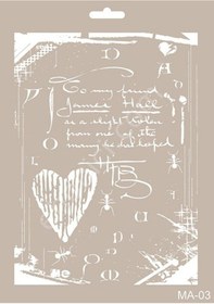 Resim Cadence Ma03 Mix Media Stencil 