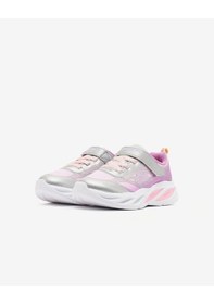 Resim Skechers Cosmıc Glow Küçük Kız Çocuk Gri Işıklı Spor Ayakkabı 303712n Smlt Gri 