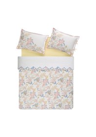 Resim Puffy Rosalin Çift Kişilik Krep Nevresim Takımı - Beyaz Beyaz 