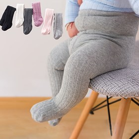 Resim 1 Adet Bebek Bacak Isıtıcı - 0-4 Yaş İçin Yumuşak Esnek Örgü, Çok Renk Seçeneği, Elde Yıkama/Kuru Temizleme, Rahat Bebek Kıyafeti, Yeni Doğan Çorapları, Konforlu Bebek Giysisi, Sıcacık Bacaklık 