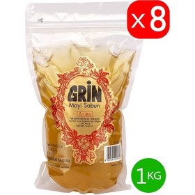 Resim Parlatıcı Jel Arap Sabunu, 8 adet 1 KG Ayçiçek Yağlı Macun Formunda Sabun (Toplam 8 KG) 