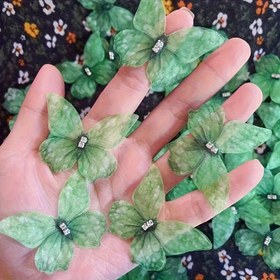 Resim 50 adet Zarif 3D El Yapımı File Kelebek Süslemeleri - El Yapımı Kumaş Yama DIY Düğün Elbiseleri, Giysiler, Saç Aksesuarları ve Gelin Başlıkları için, Çeşitli Stiller, Zarif El Sanatları, Detaylı El Sanatları, Plastik/Kumaş Malzeme, Düğün Süslemeleri, Saç Aksesuarı Süslemeleri, İncelikli Tasarım, Yüksek Kaliteli El Sanatları 