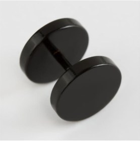 Resim Flzdgnkr 10 Mm Silindir Piercing 1 Adet-siyah Çok Renkli 