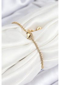 Resim 316l Çelik Nazar Boncuğu Model Gold Renk Kadın Bileklik Çok Renkli 