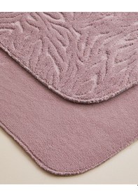 Resim English Home Strala Kaydırmaz Taban Banyo Paspası Seti 60x100 Cm + 50x60 Cm Gül Kurusu Gül Kurusu 