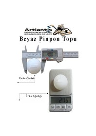 Resim Beyaz Pinpon Topu 50 Adet Masa Tenis Topu Evcil Hayvan Kedi Oyuncağı Okul Sınıf Etkinlik Deney Topu 