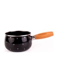 Resim Star Emaye Yıldız Desenli Tava 16cm 1,3 Litre Bej 