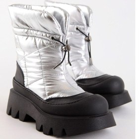 Resim Bruno Gümüş Su Geçirmez Kalın Tabanlı Kar Botu-gümüş Gümüş 