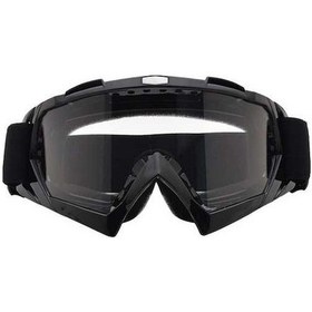 Resim Maoyaya 04 Model Off-road Açık Lokomotif Kask Gözlükleri Siyah 