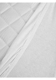 Resim Sıvı Geçirmez Kapitone Alez Fitted 140x200 Beyaz 